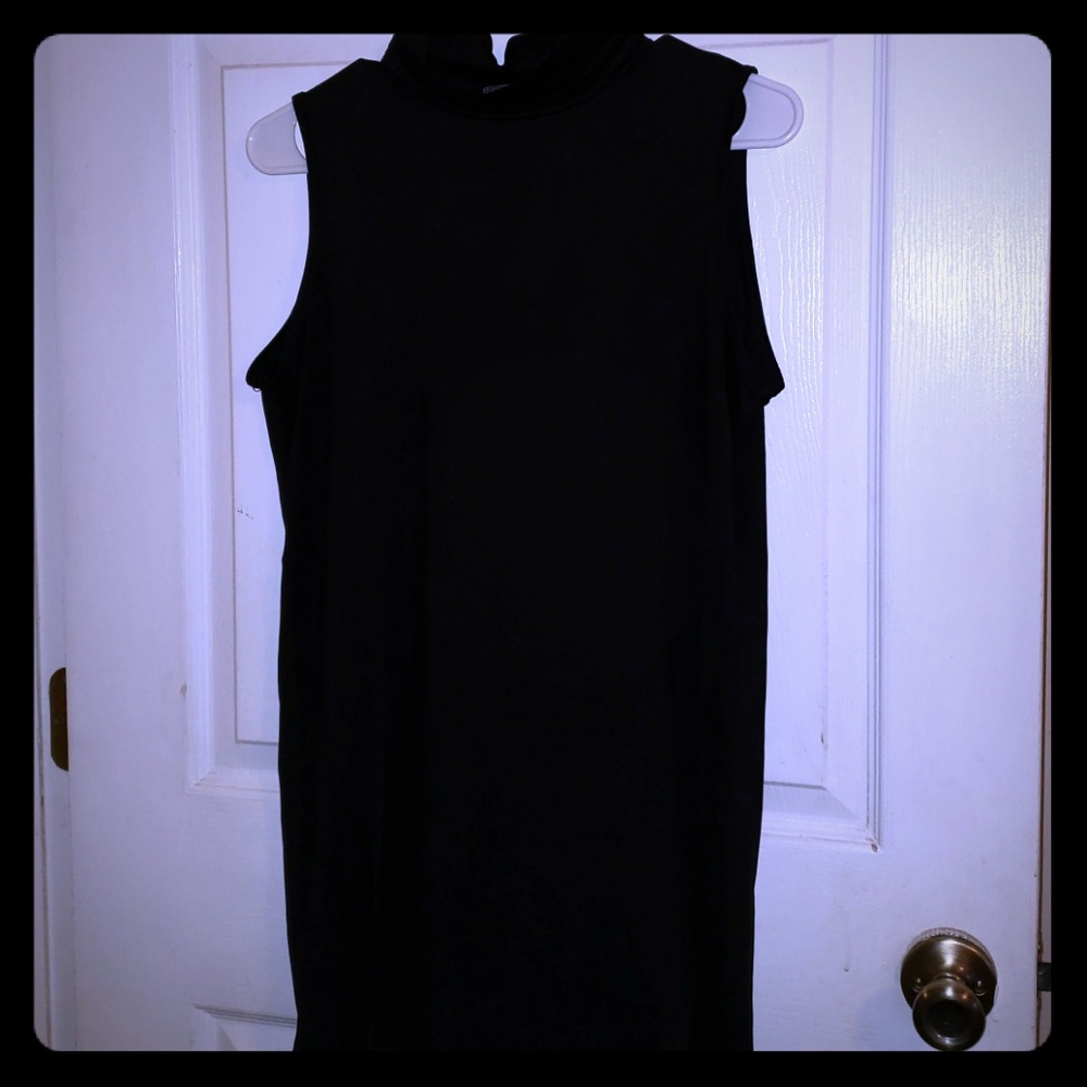 Turtle neck midi professional dress